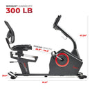 Sunny Health & Fitness Premium Magnetic Resistance Smart Recumbent Bike SF-RB4850SMART