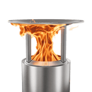 Solo Stove Mesa XL Tabletop Fire Pit with Stand | Low Smoke Outdoor Mini Fire for Urban & Suburbs | Fueled by Pellets or Wood