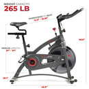 Sunny Health & Fitness Premium Magnetic Resistance Smart Indoor Cycling Bike SF-B1877SMART