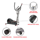 Sunny Health & Fitness Pre-Programmed Elliptical Trainer - SF-E320002