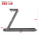 Sunny Health & Fitness Helius Lite Smart Brushless Motor Treadpad Treadmill - SF-T722051