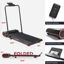 Cinta de correr compacta y ágil con plataforma de rodadura inteligente Sunny Health &amp; Fitness – SF-T722072