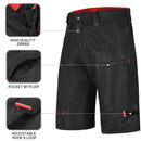 The Single Tracker - Pantalones cortos de ciclismo de montaña MTB para hombre 