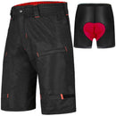 The Single Tracker - Pantalones cortos de ciclismo de montaña MTB para hombre 