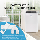 Whynter 13,500 BTU Wi-Fi Portable Air Conditioner, Heater, Dehumidifier & Fan | ARC-1050XPH