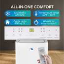 Whynter 13,500 BTU Wi-Fi Portable Air Conditioner, Dehumidifier & Fan | ARC-1050XP