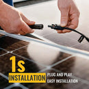 Conectores paralelos para paneles solares BougeRV Solar Y Cable extra largo de 5 a 1