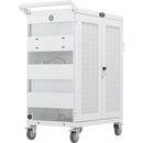 Tripp Lite Safe-IT UV Sanitizing Charging Cart 32-Port AC Antimicrobial for Chromebooks Laptops iPads
