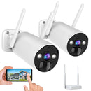Sistema de cámara de seguridad Campark SC03 de 4 MP