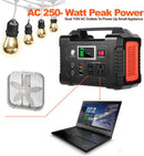 Central eléctrica portátil y generador solar Flashfish E200 de 200 W