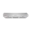 Campana extractora empacable de 30 pulgadas y 500 CFM con conductos para debajo del gabinete Empava 30RH11 