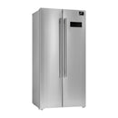 Refrigerador Forno Salerno de 33" de lado a lado con profundidad de mostrador de 15,6 pies cúbicos, color acero inoxidable, con manija profesional