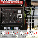 REFURB DuroStar DS12000EH 12,000 Watt Dual Fuel Hybrid Generator (Grade A)