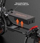 5th Wheel G63 Electric Scooter - Pneumatic Off-road Tires - 35 Mph
