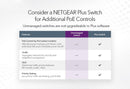 Netgear 8-port Gigabit Ethernet Unmanaged FlexPoE PoE+ Switch with 8 PoE+ Ports (60W)