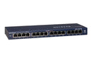 Conmutador Gigabit Ethernet no administrado de 16 puertos Netgear