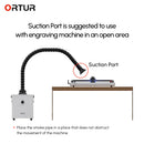 Purificador de humo Ortur 1.0 para grabador láser