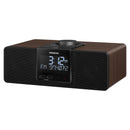 Sangean RCR-40 AM/FM Bluetooth Tabletop Wooden Clock Radio with Alarm and Sleep Timers
