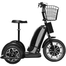 Triciclo eléctrico MotoTec 48V 800W con 3 ruedas 