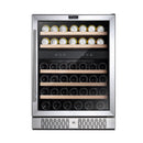 Refrigerador de bebidas y vinos de dos zonas de 24 pulgadas Empava WC04D 