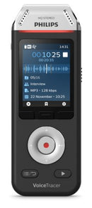 Grabadora de audio Philips VoiceTracer DVT2810 con software de reconocimiento de voz Dragon